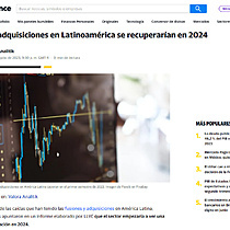 Fusiones y adquisiciones en Latinoamrica se recuperaran en 2024